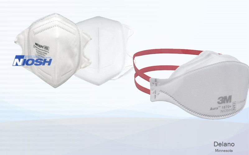 Delano Wright Minnesota MN N95 mask