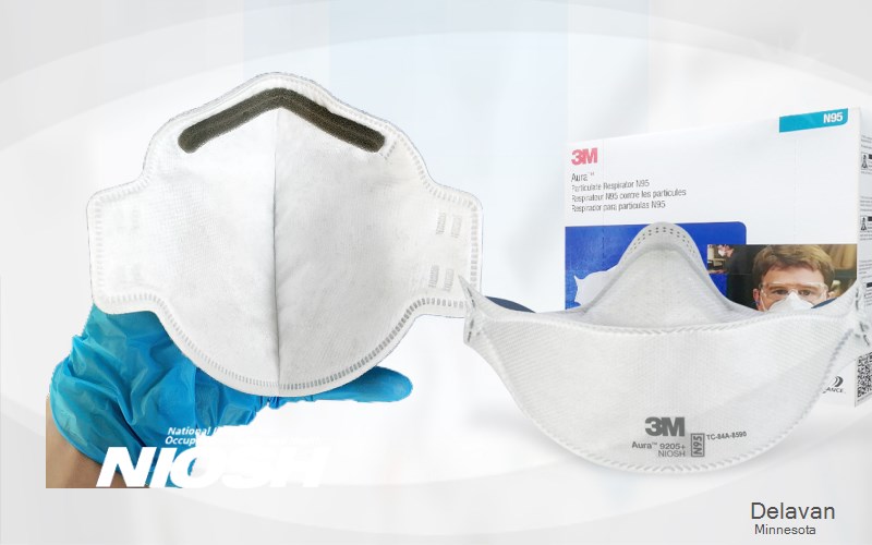 Delavan Faribault Minnesota MN N95 mask