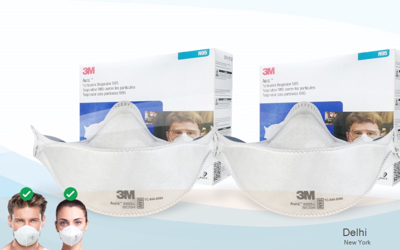 Delhi Delaware New York NY N95 mask