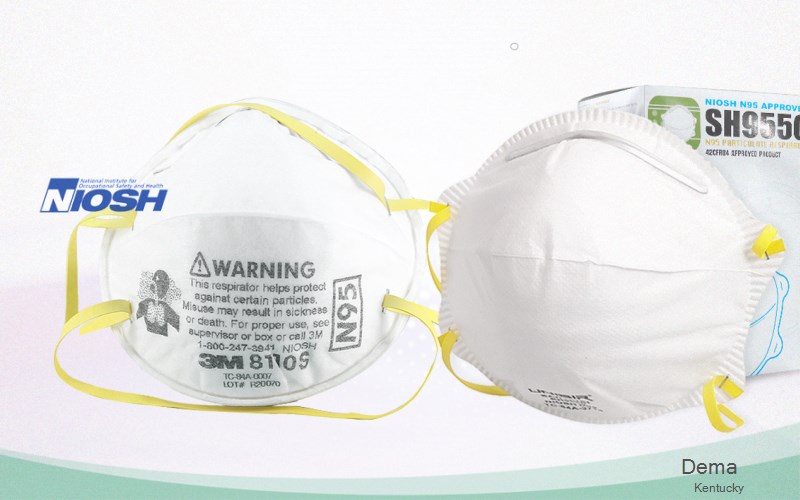 Dema Knott Kentucky KY N95 mask