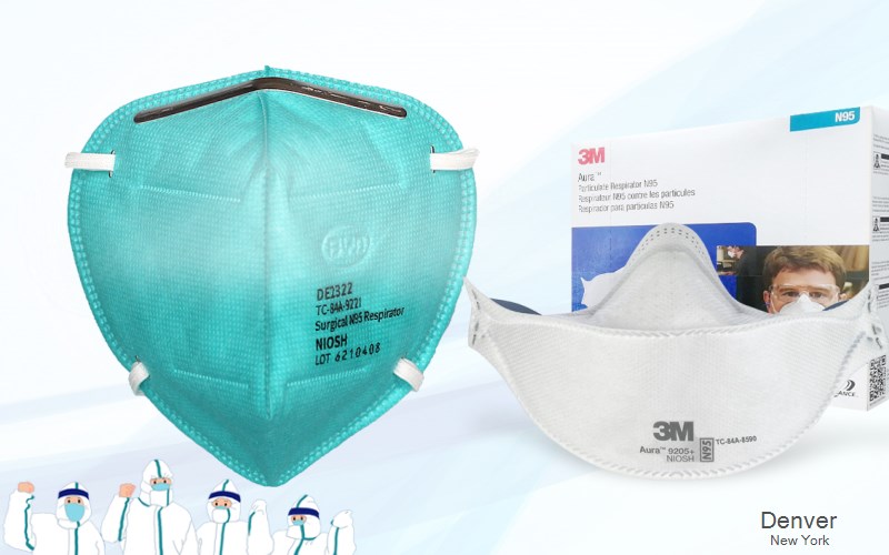 Denver Delaware New York NY N95 mask