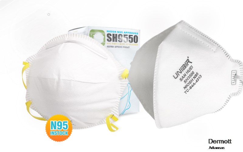 Dermott Chicot Arkansas AR N95 mask