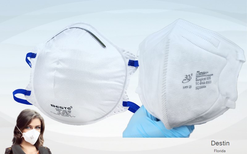 Destin Walton Florida FL N95 mask
