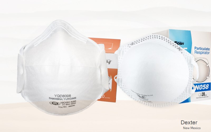 Dexter Chaves New Mexico NM N95 mask