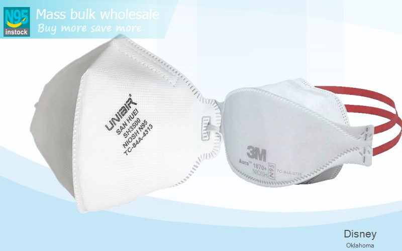 Disney Mayes Oklahoma OK N95 mask