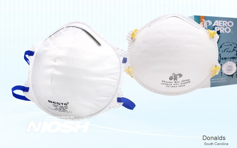 Donalds Abbeville South Carolina SC N95 mask