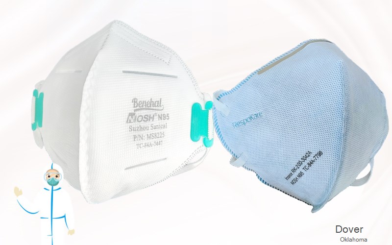Dover Kingfisher Oklahoma OK N95 mask
