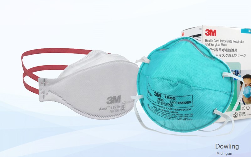 Dowling Barry Michigan MI N95 mask