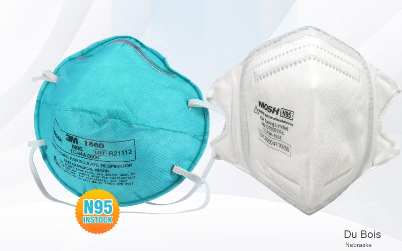 Du Bois Pawnee Nebraska NE N95 mask