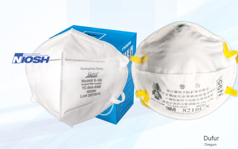 Dufur Wasco Oregon OR N95 mask