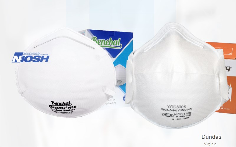 Dundas Lunenburg Virginia VA N95 mask