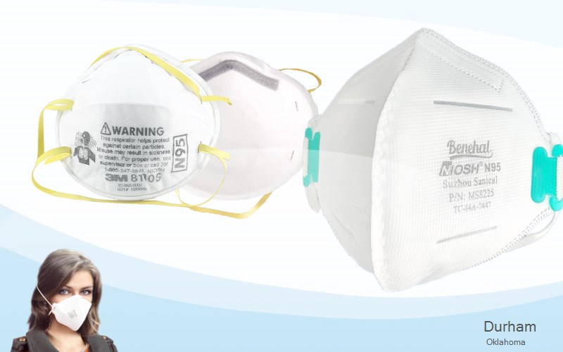 Durham Roger Mills Oklahoma OK N95 mask