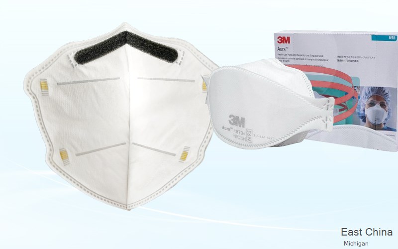 East China Saint Clair Michigan MI N95 mask