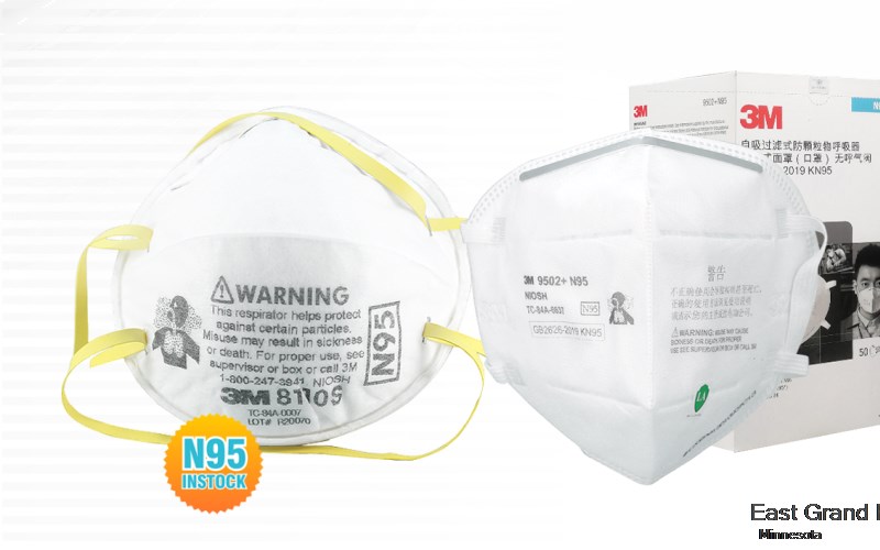 East Grand Forks Polk Minnesota MN N95 mask