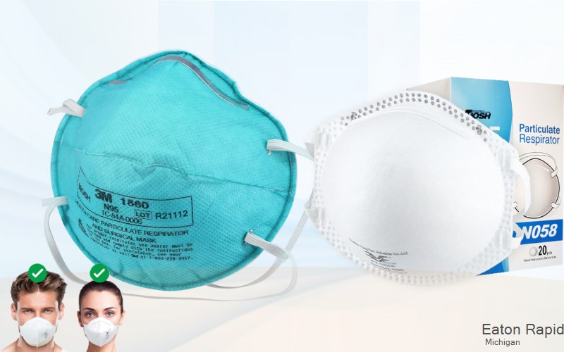 Eaton Rapids Eaton Michigan MI N95 mask