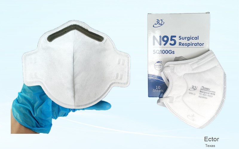 Ector Fannin Texas TX N95 mask