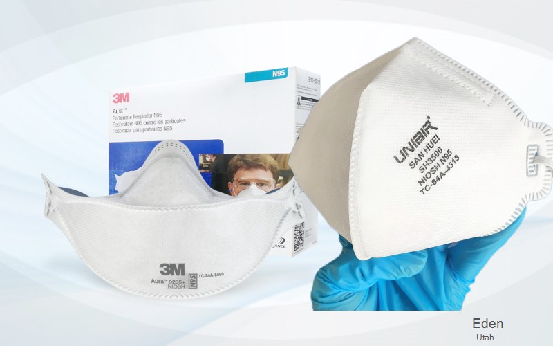 Eden Weber Utah UT N95 mask