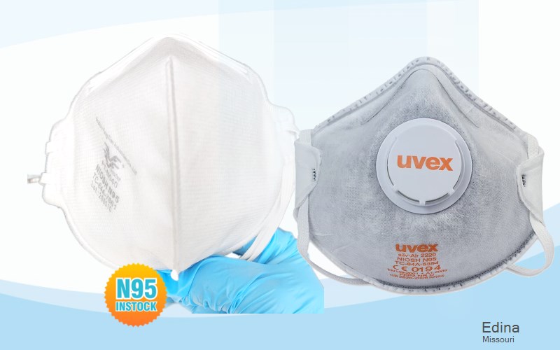 Edina Knox Missouri MO N95 mask