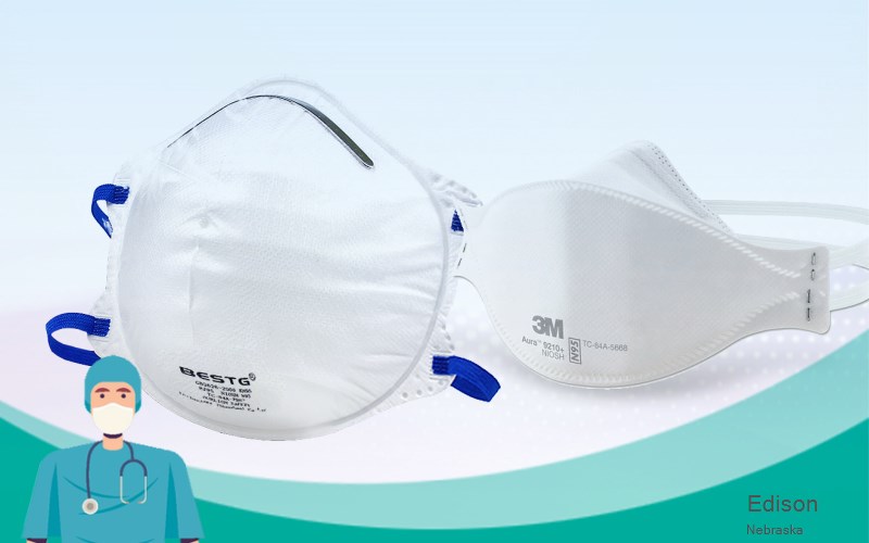 Edison Furnas Nebraska NE N95 mask