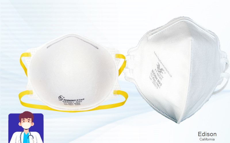 Edison Kern California CA N95 mask