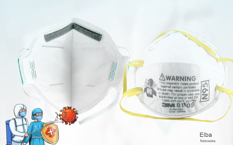 Elba Howard Nebraska NE N95 mask