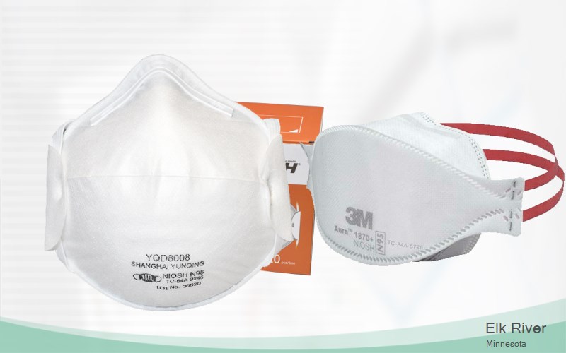 Elk River Sherburne Minnesota MN N95 mask