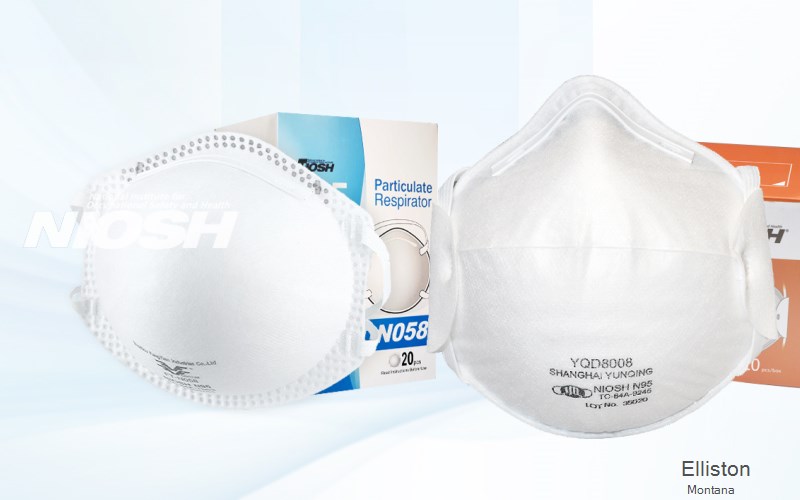 Elliston Powell Montana MT N95 mask