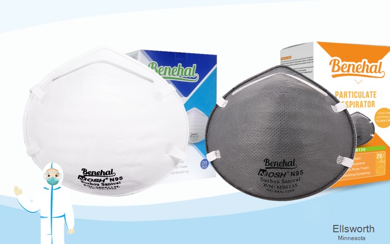 Ellsworth Nobles Minnesota MN N95 mask