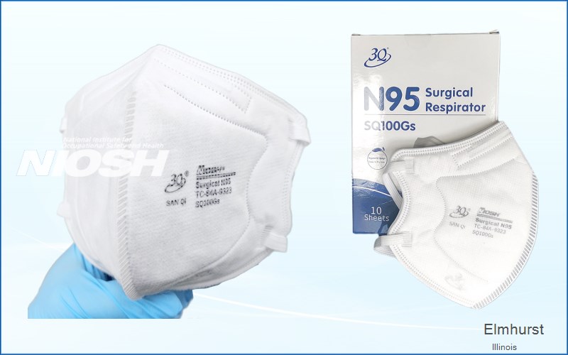 Elmhurst Du Page Illinois IL N95 mask