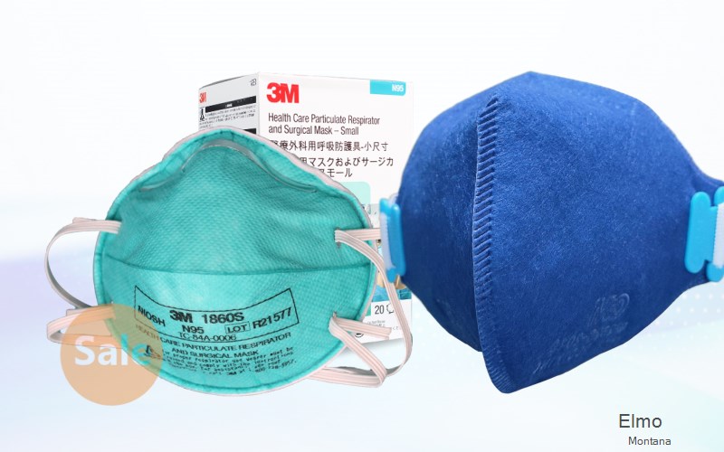 Elmo Lake Montana MT N95 mask