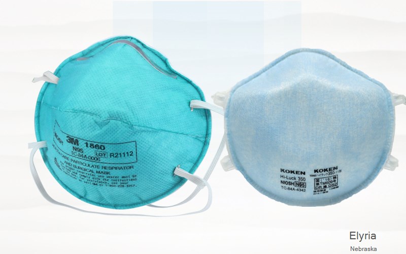 Elyria Valley Nebraska NE N95 mask