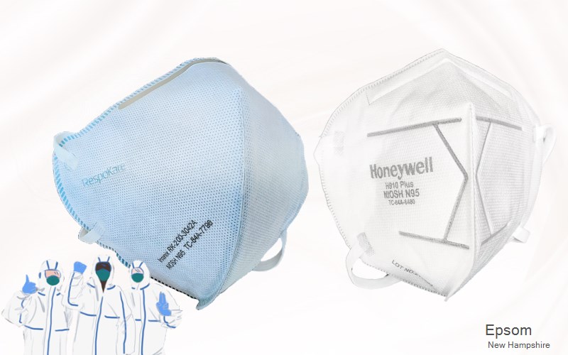 Epsom Merrimack New Hampshire NH N95 mask