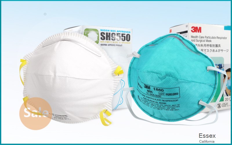 Essex San Bernardino California CA N95 mask