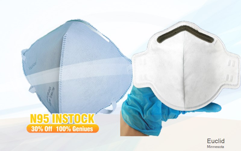 Euclid Polk Minnesota MN N95 mask