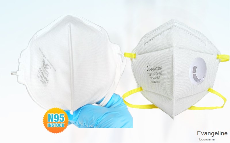 Evangeline Acadia Louisiana LA N95 mask