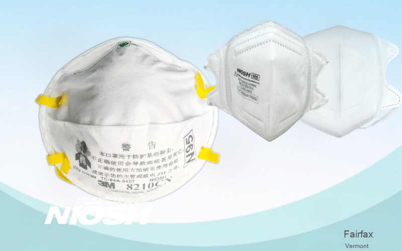 Fairfax Franklin Vermont VT N95 mask