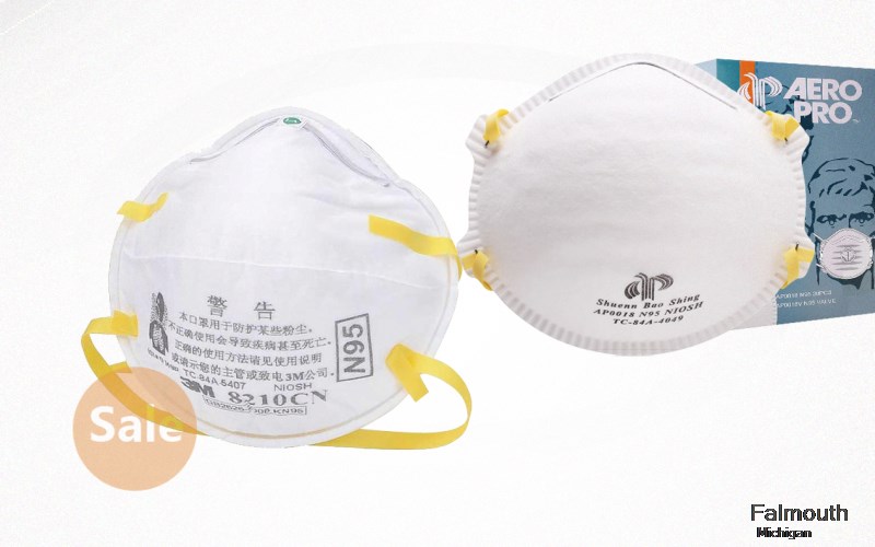 Falmouth Missaukee Michigan MI N95 mask