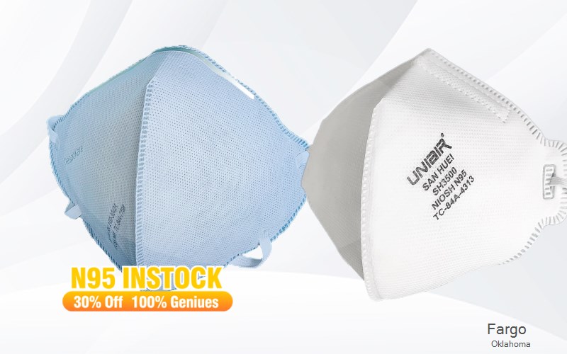 Fargo Ellis Oklahoma OK N95 mask