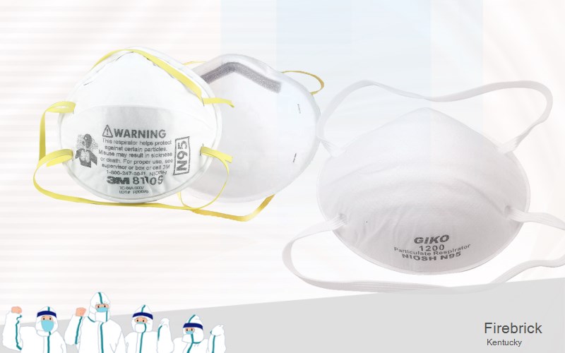 Firebrick Lewis Kentucky KY N95 mask
