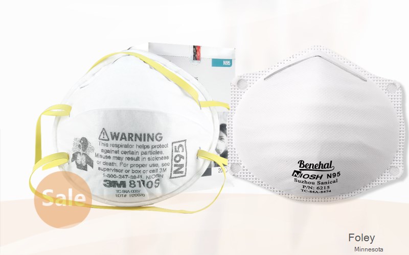 Foley Benton Minnesota MN N95 mask