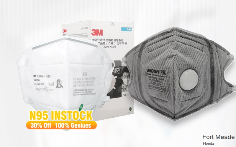 Fort Meade Polk Florida FL N95 mask