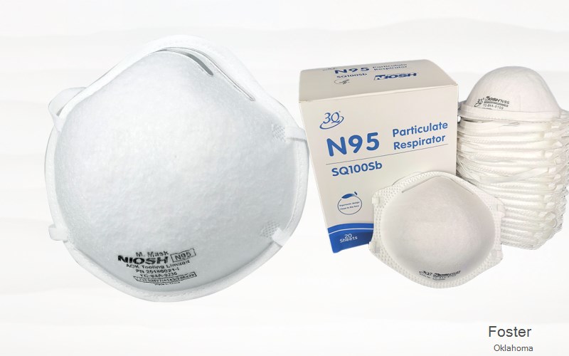 Foster Stephens Oklahoma OK N95 mask