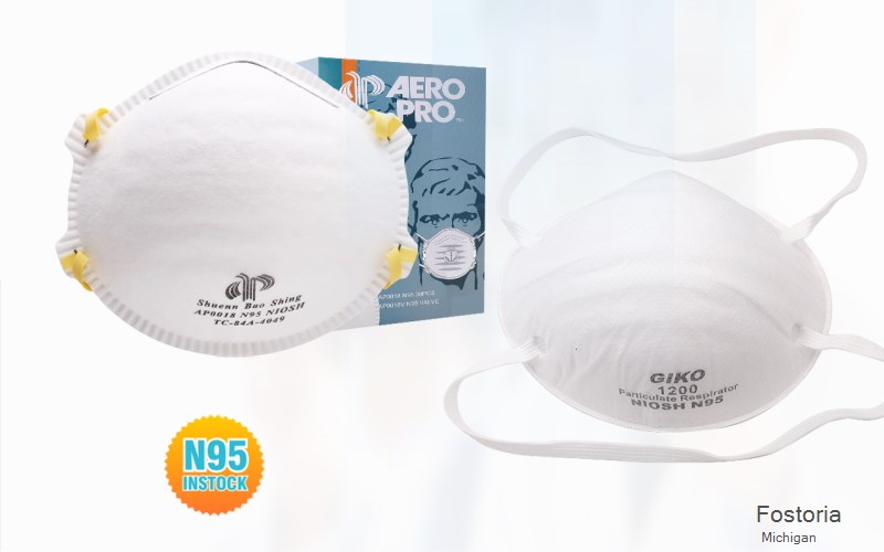 Fostoria Tuscola Michigan MI N95 mask