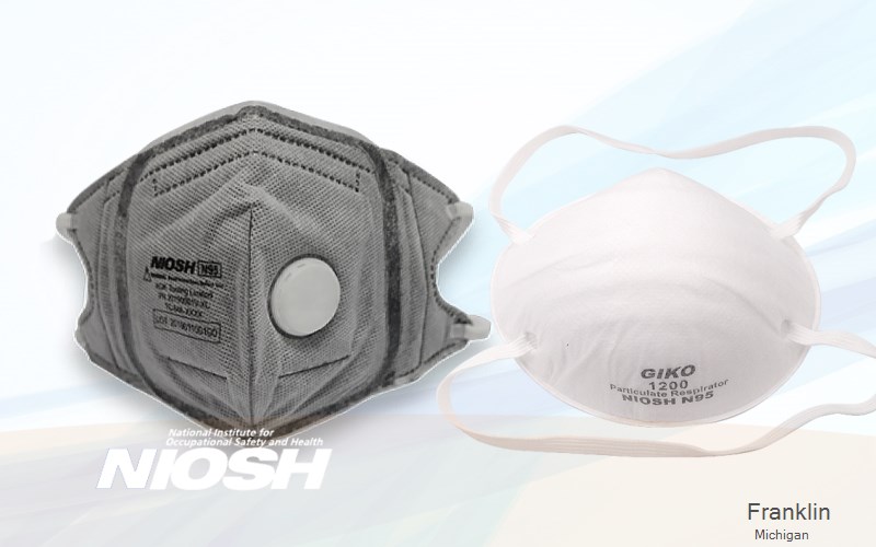 Franklin Oakland Michigan MI N95 mask