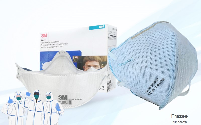 Frazee Becker Minnesota MN N95 mask