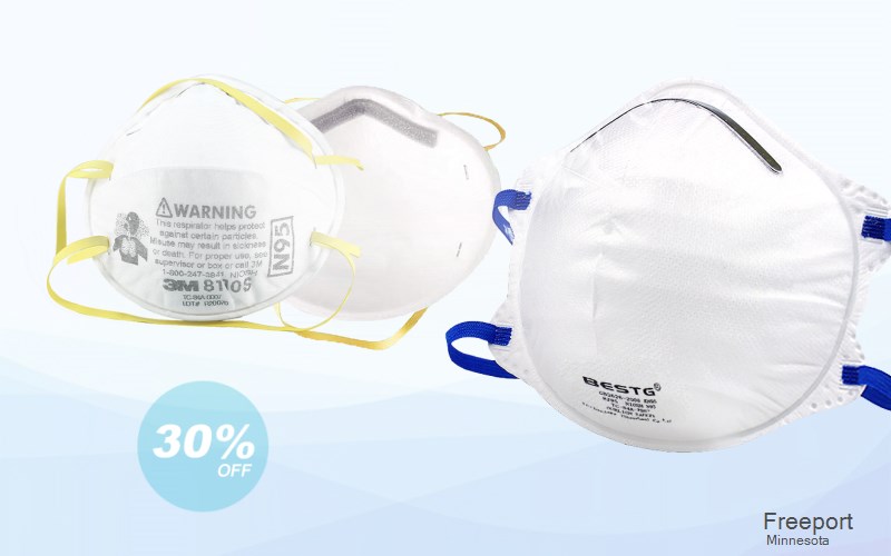 Freeport Stearns Minnesota MN N95 mask