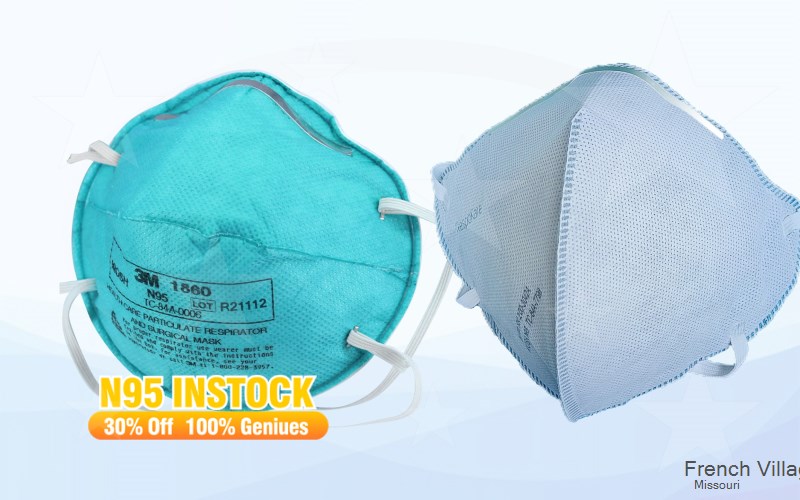 French Village Saint Francois Missouri MO N95 mask