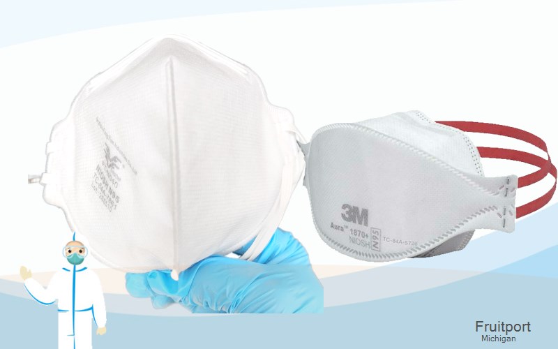 Fruitport Muskegon Michigan MI N95 mask