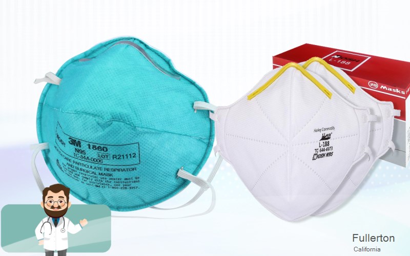 Fullerton Orange California CA N95 mask
