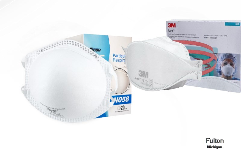 Fulton Kalamazoo Michigan MI N95 mask